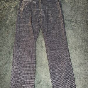 H&M Women’s Black and White Houndstooth Dress Pants